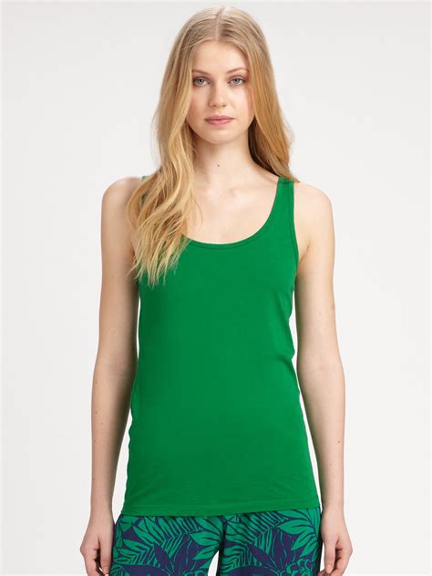 Green Tank Tops 